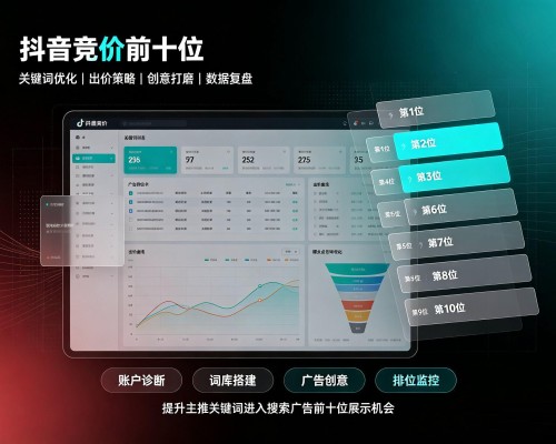 岗巴抖音搜索竞价